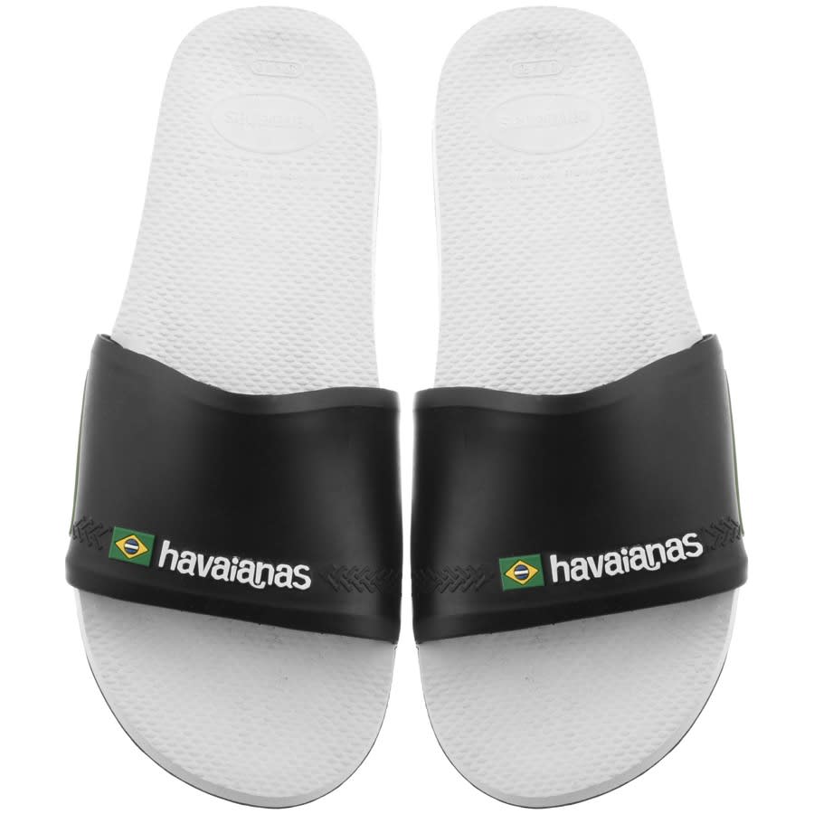 Alternative Image for ProductHavaianas Brazil Logo Sliders Black1